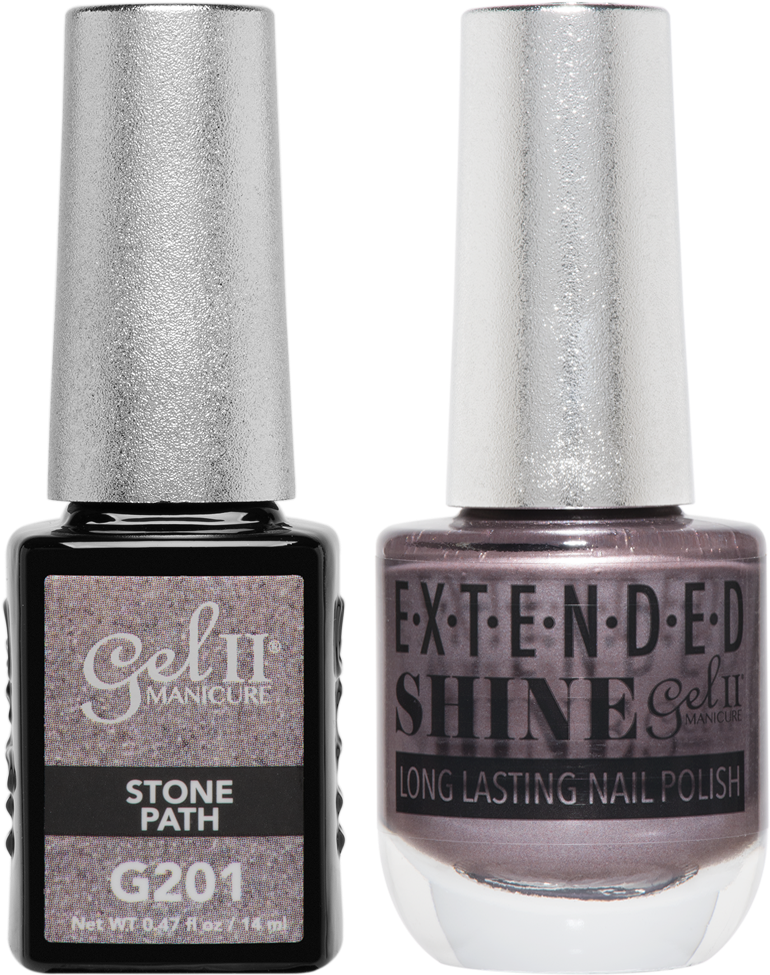 Stone Path G201 Gel Nail Polish - Gel Ii Antique Rose (480x600), Png Download