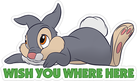 Viber Sticker «thumper» - Sticker (490x317), Png Download