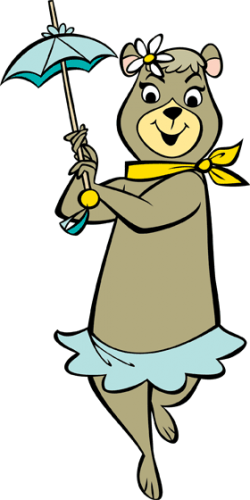 Cindy Beartm Cabins Checklist - Cindy Bear (250x500), Png Download