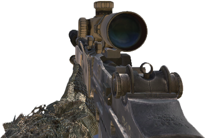 M14 Ebr Images - Cod Mw2 M14 Ebr (473x327), Png Download