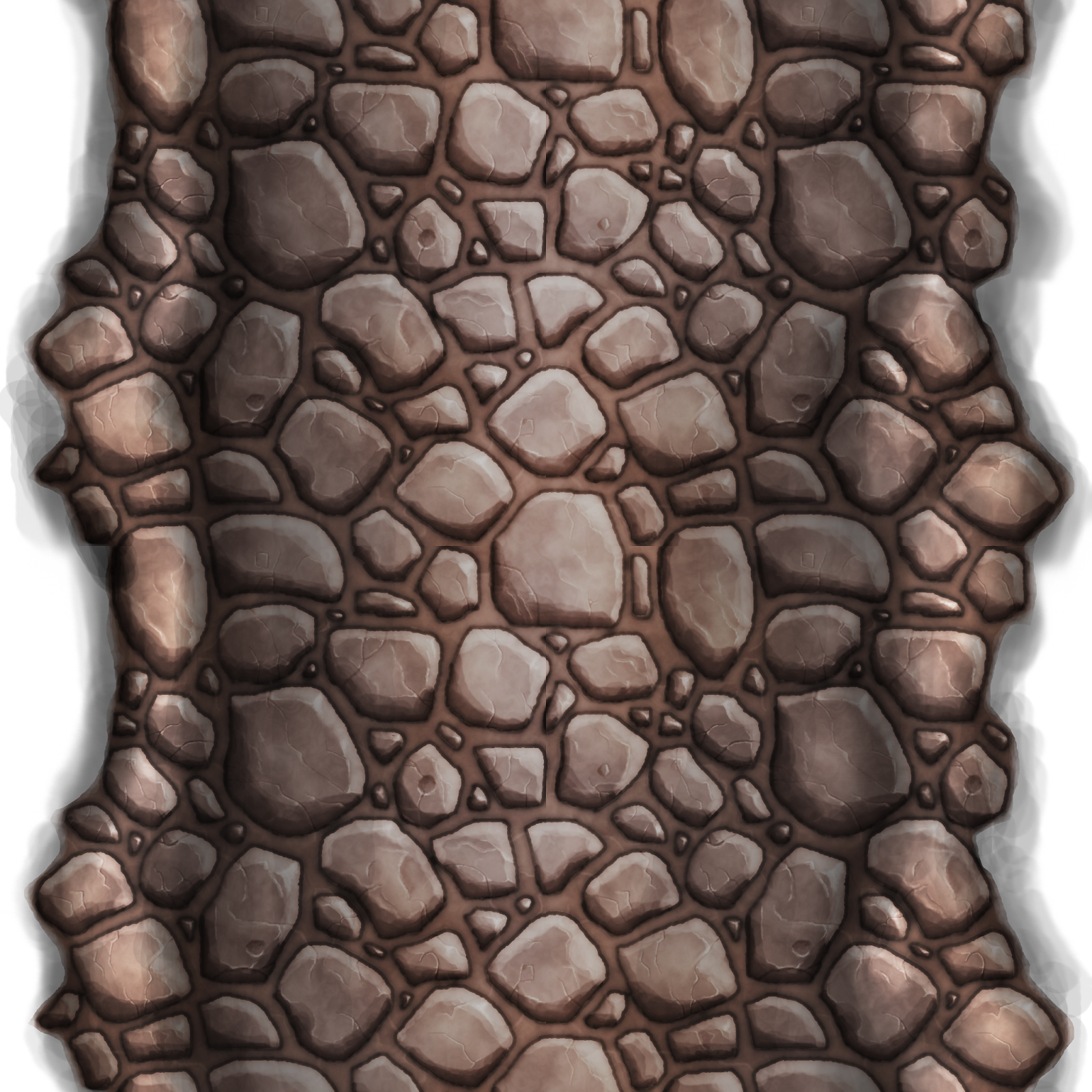 I Used The Techniques Shown In That Video To Create - Cobblestone (1600x1600), Png Download