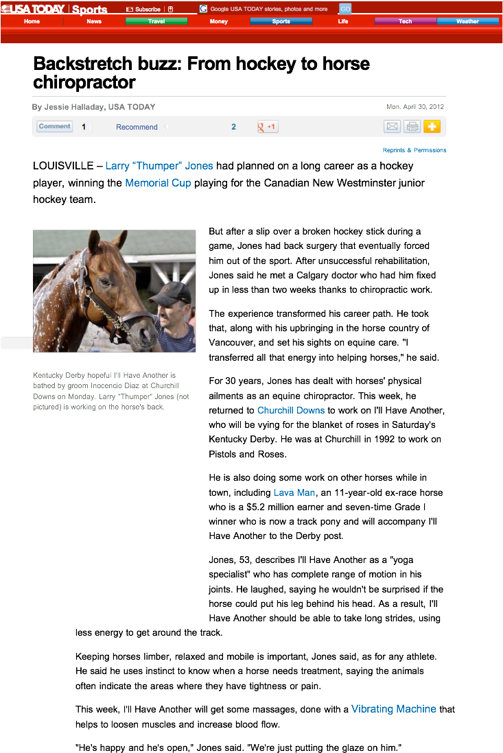 Larry 'thumper' Jones Using Dr - Stallion (741x1152), Png Download