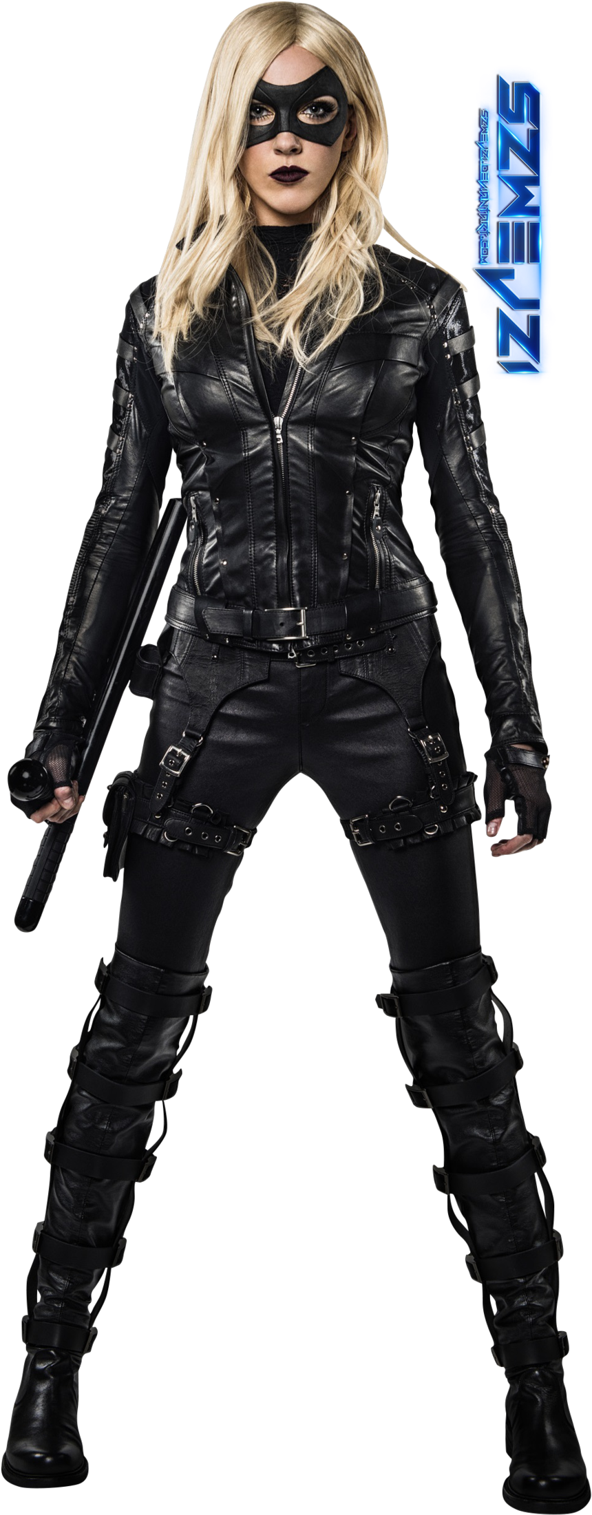 Arrow Black Canary By Szwejzi - Black Canary Laurel Png (900x2245), Png Download