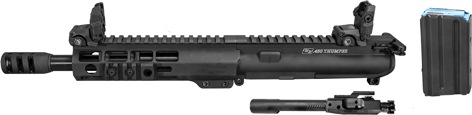 450 Thumper Pistol Upper Kit - Windham Weaponry Ar 15 Thumper (1581x412), Png Download
