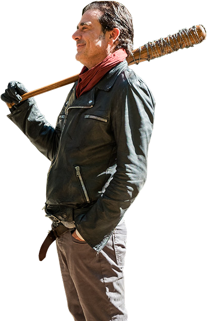 Negan From The Walking Dead - Walking Dead Negan Png (429x635), Png Download