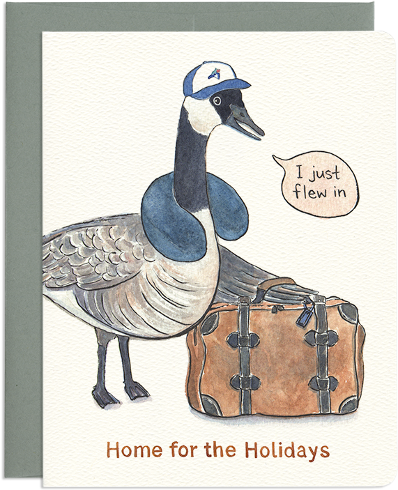 Home For The Holidays Goose - Holiday Goose (800x800), Png Download