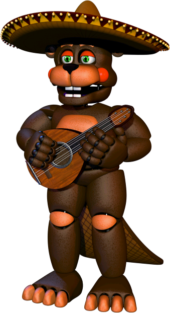 El Chip - Fnaf 6 El Chip (339x622), Png Download