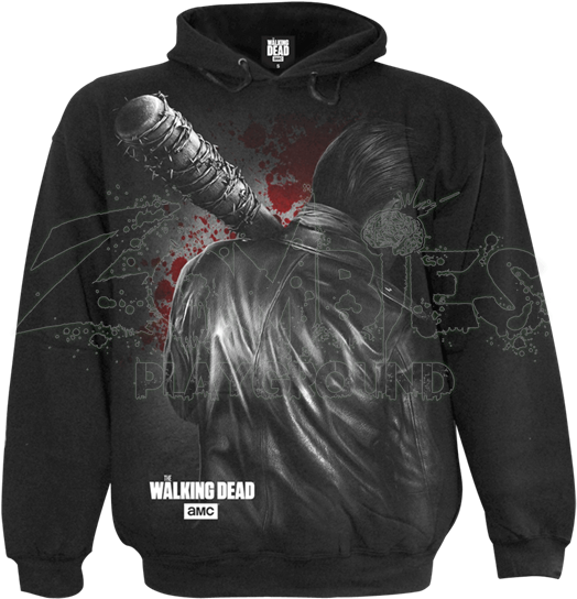 Negan Just Getting Started Hoodie - Walking Dead Sweatshirt Negan (550x550), Png Download