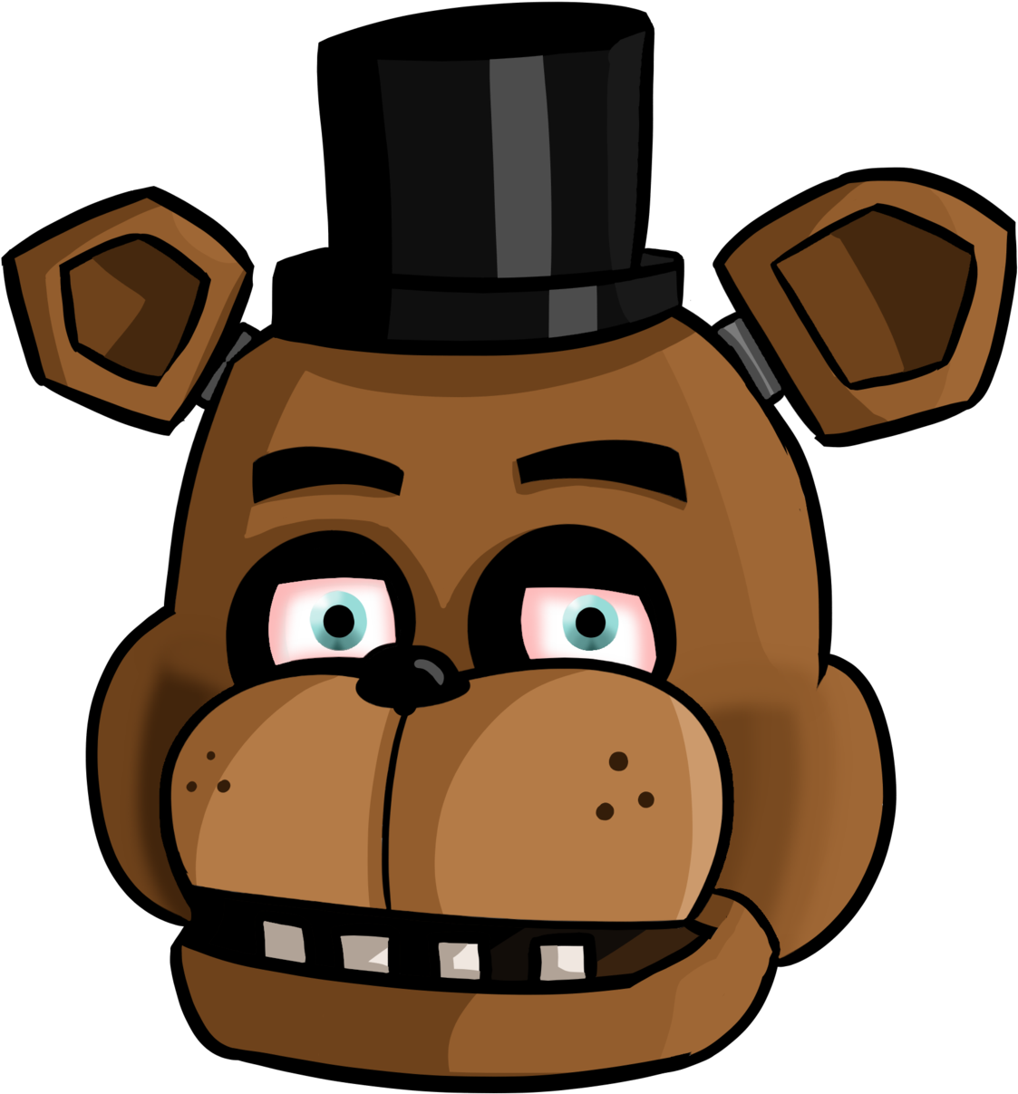 Download Freddy Fazbear By Adamantium Freddy Fazbear Head Drawing Png Image With No Background Pngkey Com