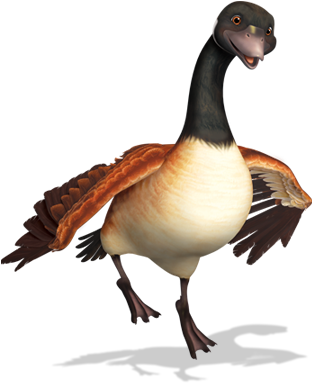 Goose - Franklin And Friends Goose (354x460), Png Download