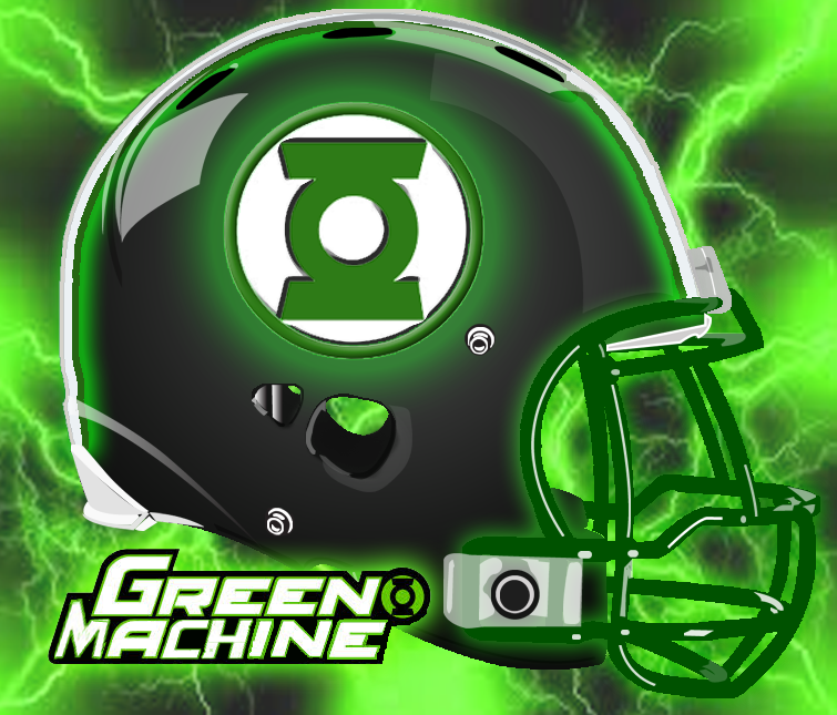 596002962374b - Dc Comics Football Helmets (755x645), Png Download