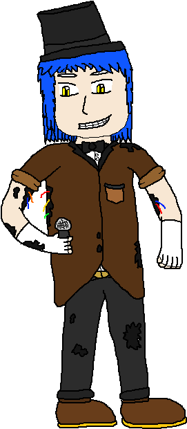 Colin As Withered Freddy Fazbear - Cartoon (299x629), Png Download