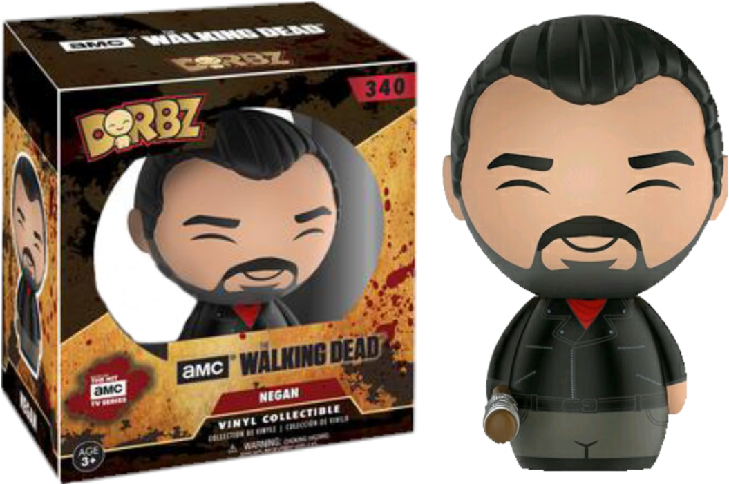 The Walking Dead - Walking Dead Negan Dorbz (1097x700), Png Download