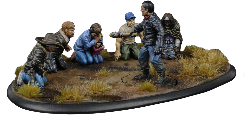 Negan - Walking Dead: All Out War Eeny Meeny Miny Moe (1000x523), Png Download