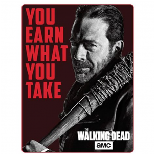 Quick View - Walking Dead Negan Polar Fleece Sherpa Blanket (300x400), Png Download