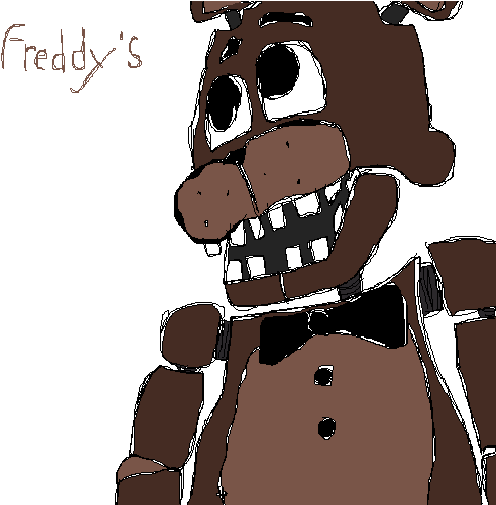 Freddy's Fazbear Hd Colored - Freddy Fazbear's Pizzeria Simulator (1000x1000), Png Download