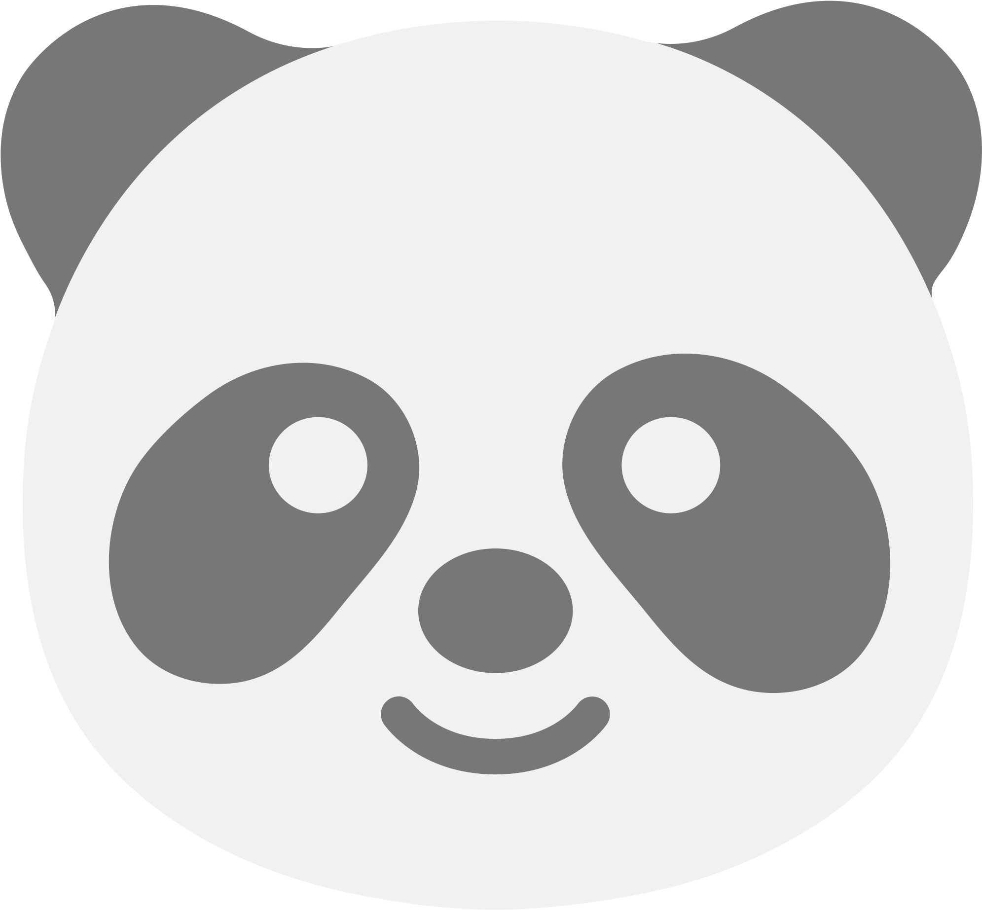 Open - Panda Emoji Coloring Pages (2000x2000), Png Download