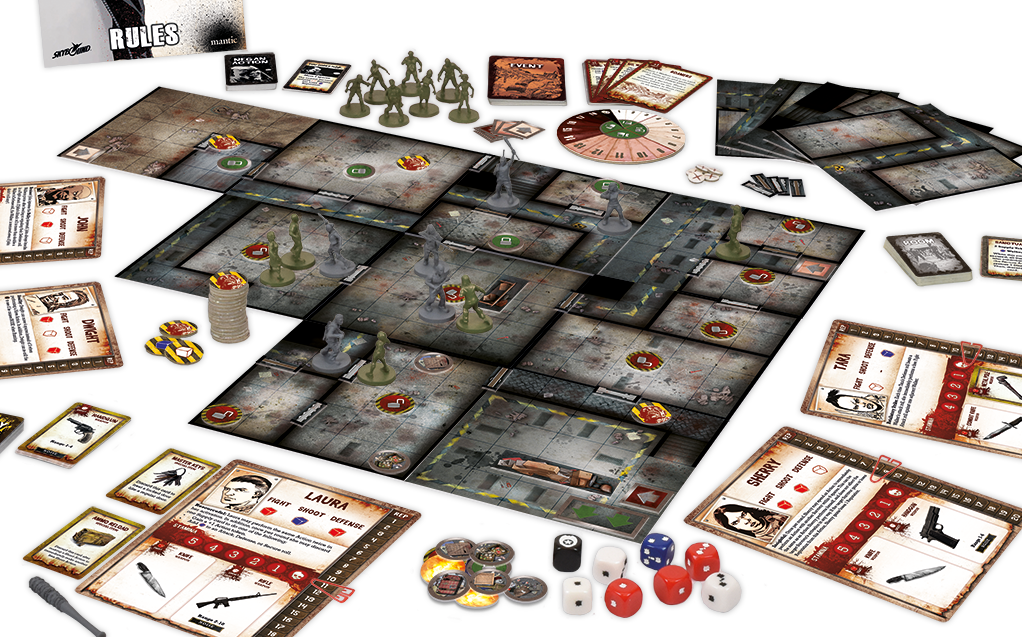 Mantic Games Preview New Walking Dead Game - Here's Negan Board Game (1022x637), Png Download
