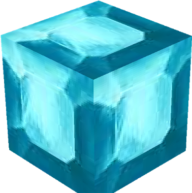Minecraft Diamond Block Png - Minecraft Diamond Block (377x400), Png Download