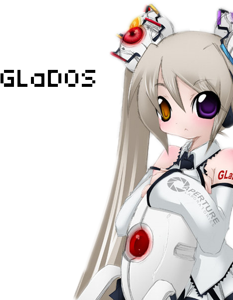 12th Division Special Project Glados １２の部門の特別なプロジェクト - Portal 2 Glados Anime (500x600), Png Download