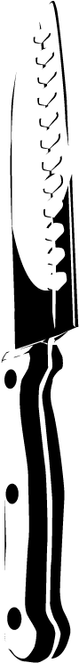 The Knife As A Standalone Object, Reduced As Much As - Blade (612x792), Png Download