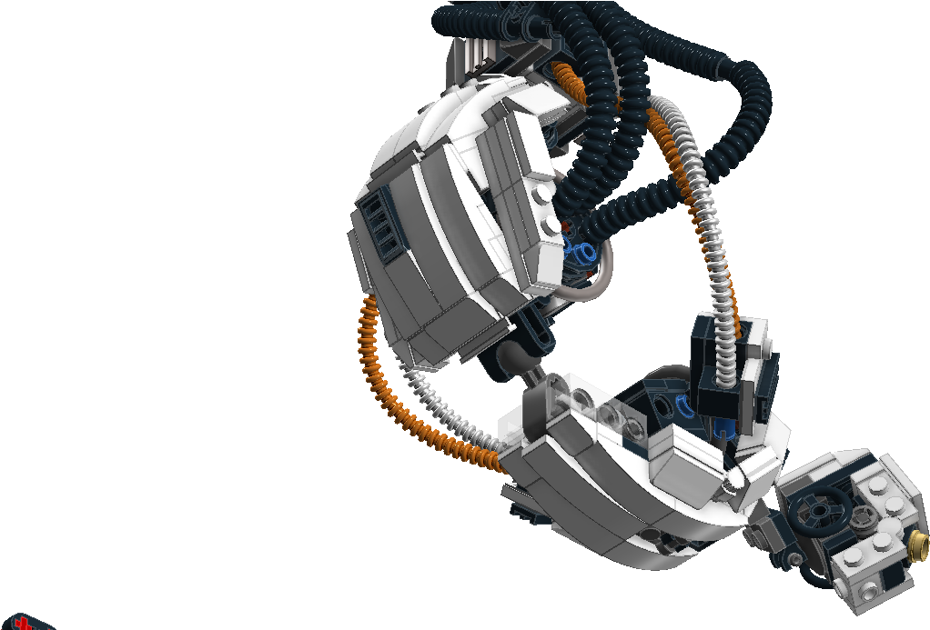 Lego Glados For Lego Digital Designer - Глэдос Из Лего (1530x692), Png Download