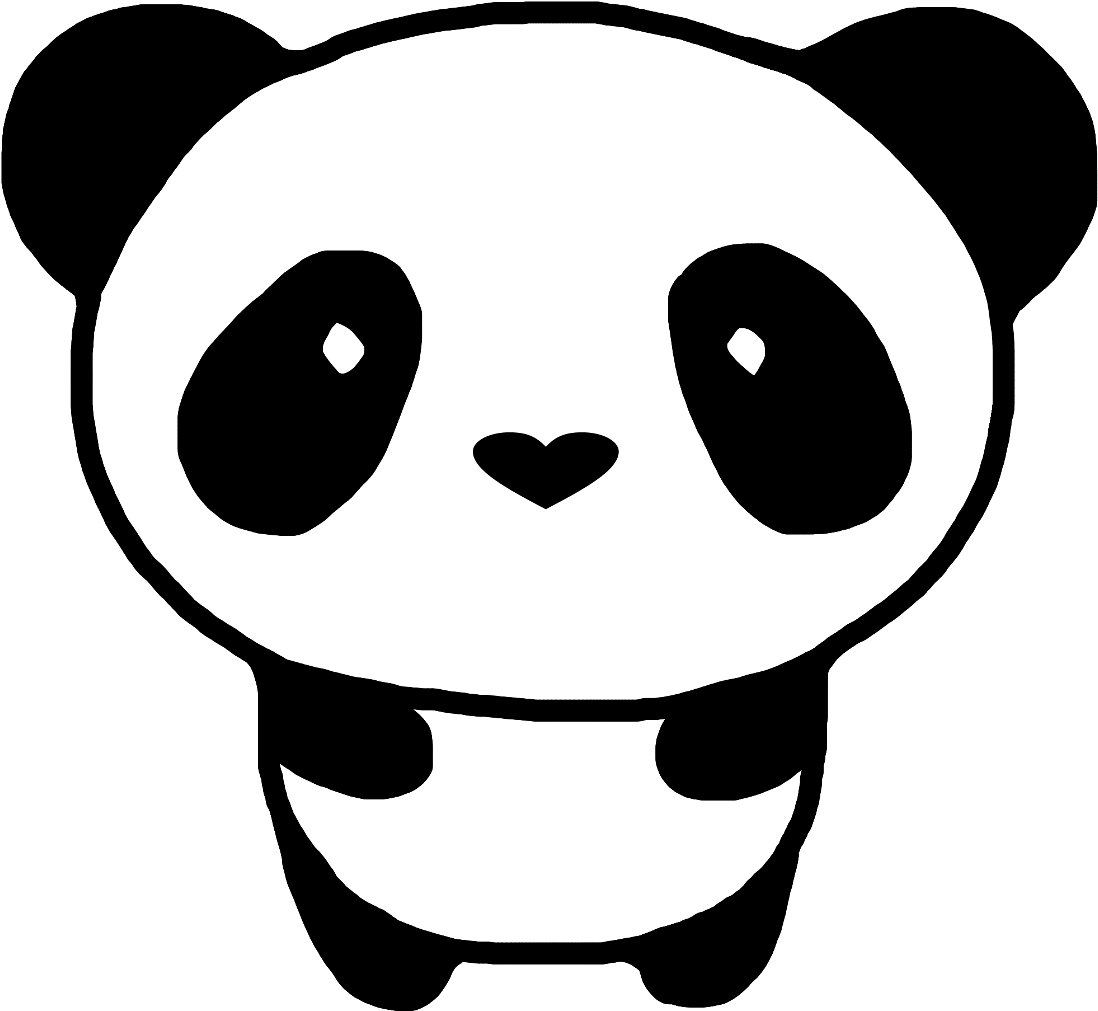 How to draw a panda - simple step-by-step instruction in pictures