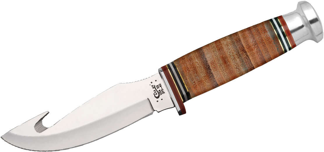 Case Mushroom Gut Hook Hunting Knife - Hunting Knife (1404x753), Png Download