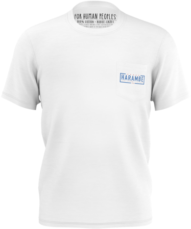 Make Harambe Alive Again Pocket T - Silver (480x480), Png Download