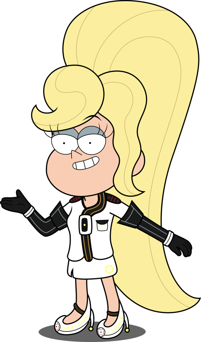 Pacifica As Glados By Atomicmillennial On Deviantart - Glados (686x1164), Png Download