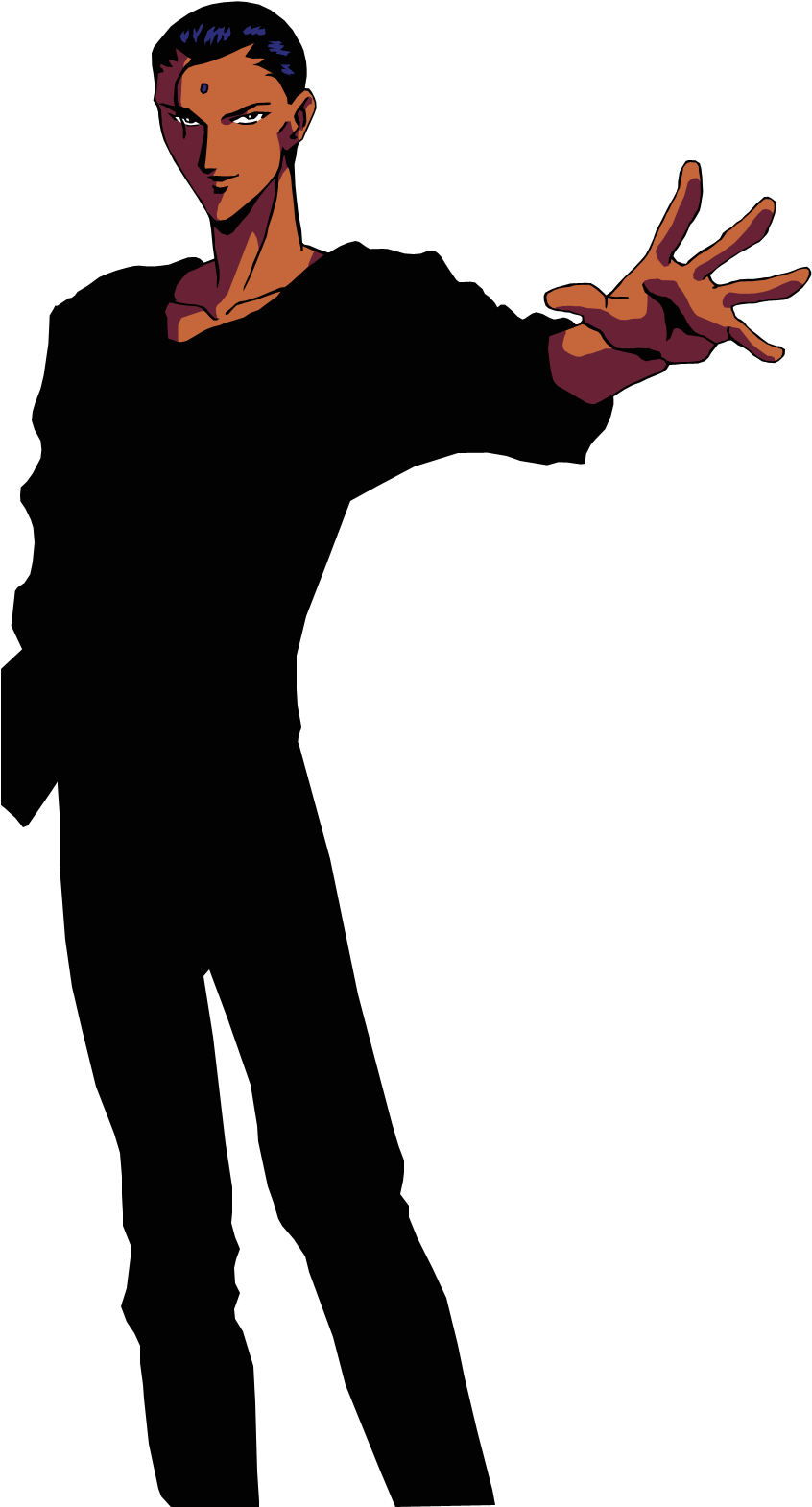 Shinobu Sensui - Yu Yu Hakusho Sensui (849x1593), Png Download