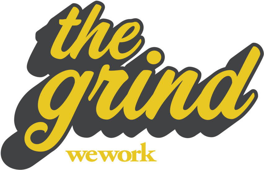 Wework Logos V2 Thegrind 1 - Custom 1.5 Oz. Frosted Shot Glass, Promotional Products (1000x1000), Png Download