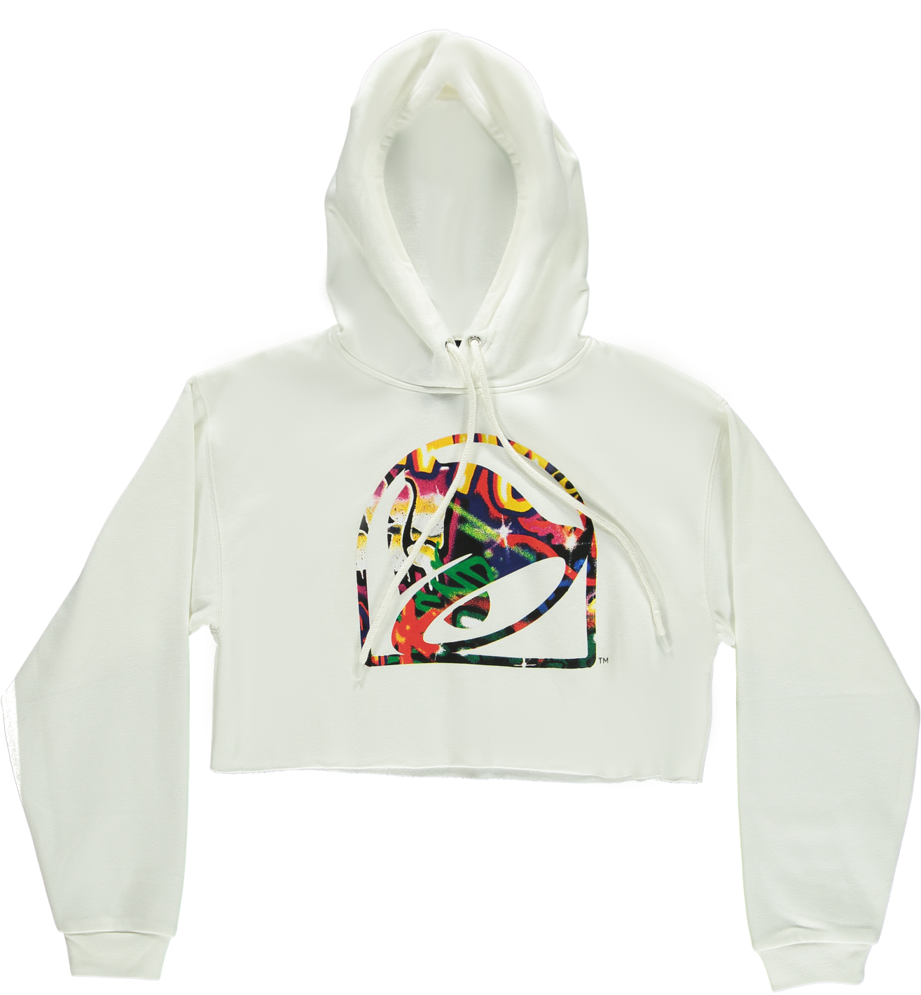 Taco Bell Graphic Cropped Hoodie, $22 - Taco Bell Hoodie Forever 21 (1367x1514), Png Download