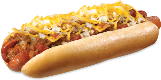 Hot Dog Steak N Shake (520x260), Png Download