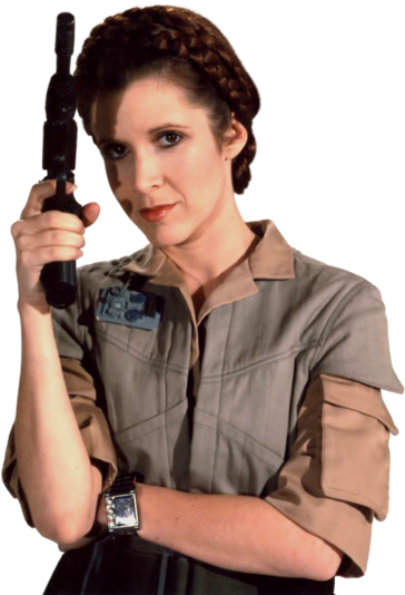 Leia Organa Png - Leia Organa Return Of The Jedi (400x537), Png Download