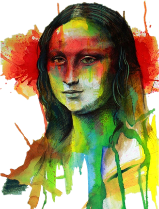 Mona Lisa (400x481), Png Download