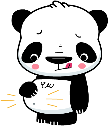 Panda Hilli Kushnir Silly - Pandas Emoji (417x417), Png Download