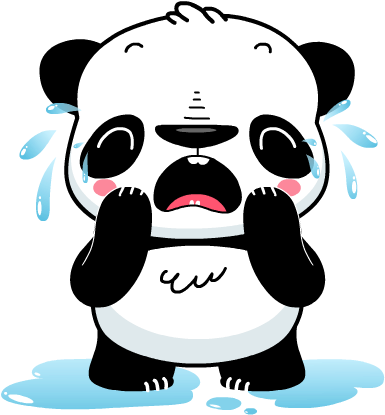 Panda Emoji - Panda Workout Shirt Installing Muscles Please Wait (417x417), Png Download