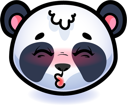 Emotion Panda Sticker - Panda You Dont Know My Password (417x350), Png Download