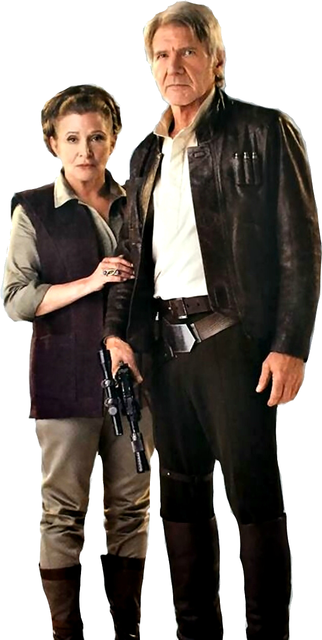 Png Princesa Leia - Princes Leia Force Awakens (1040x1280), Png Download