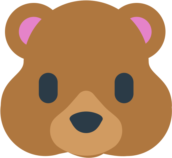 240 × 240 Pixels - Ursinho Emoji (600x600), Png Download