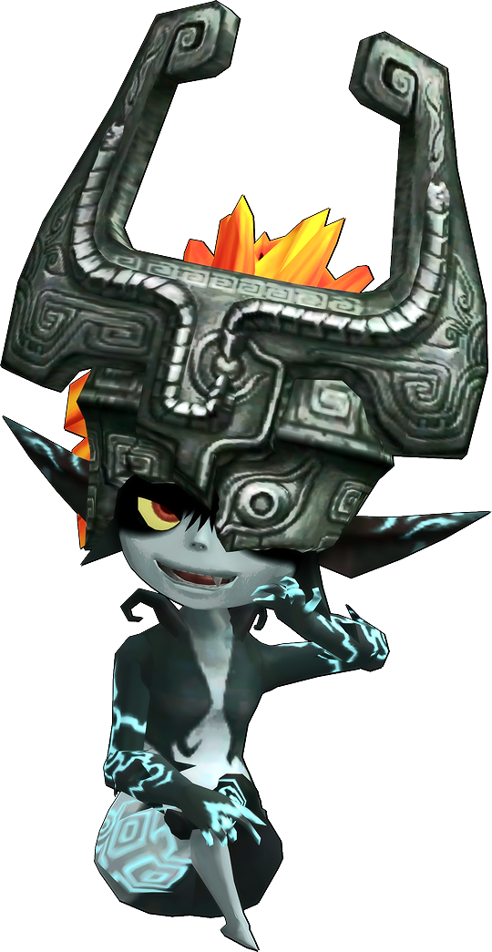 Midna Drawing Hyrule Warriors - Imp Midna Hyrule Warriors (540x1045), Png Download
