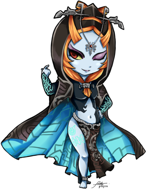 A Lenda De Zelda Images Midna Wallpaper And Background - Legend Of Zelda Midna Chibi (500x625), Png Download