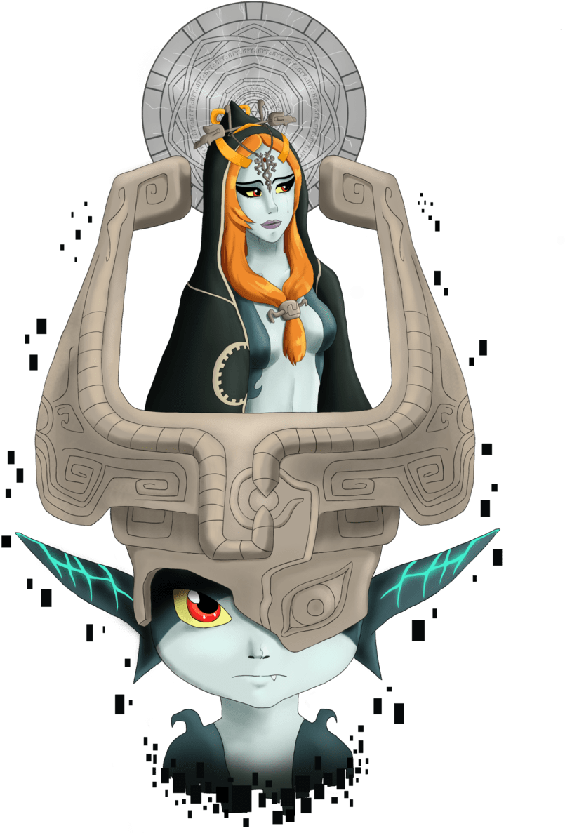 Twilight Princess Tribute Midna By - The Legend Of Zelda: Twilight Princess (900x1200), Png Download
