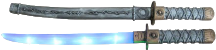 Led Ninja Sword/ Battle Sound - Sabre (500x385), Png Download