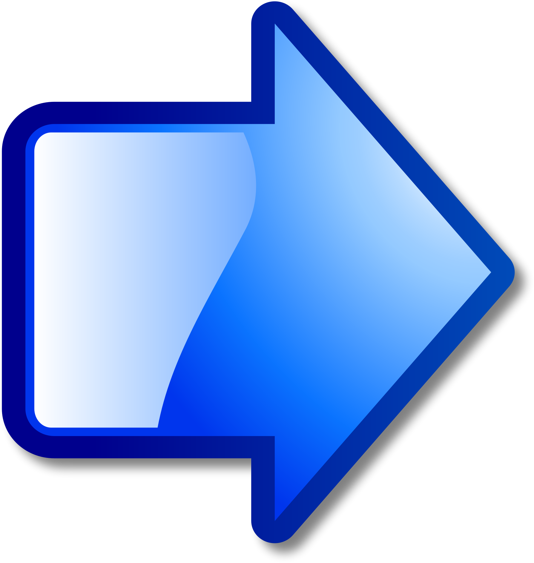 Open - Forward Arrow (2000x2000), Png Download