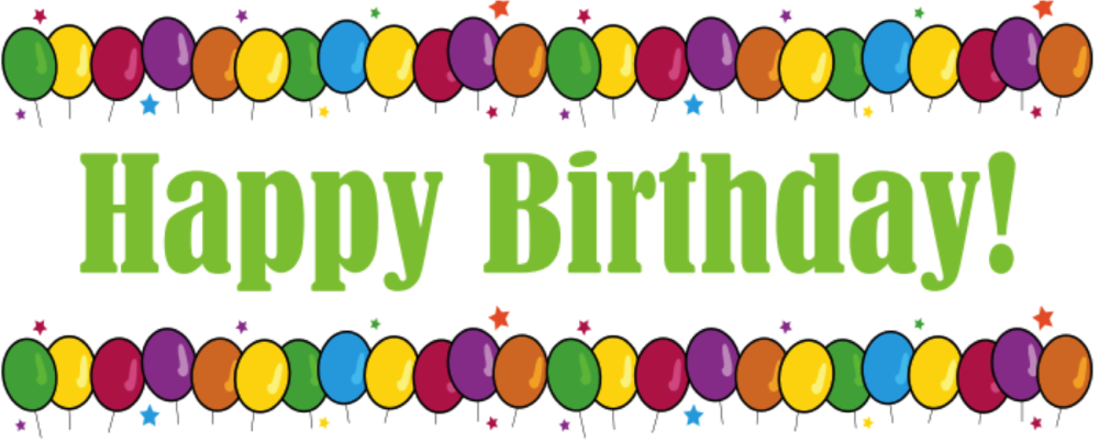 Bday Banner Edited - Happy Birthday Banner Png (1000x401), Png Download