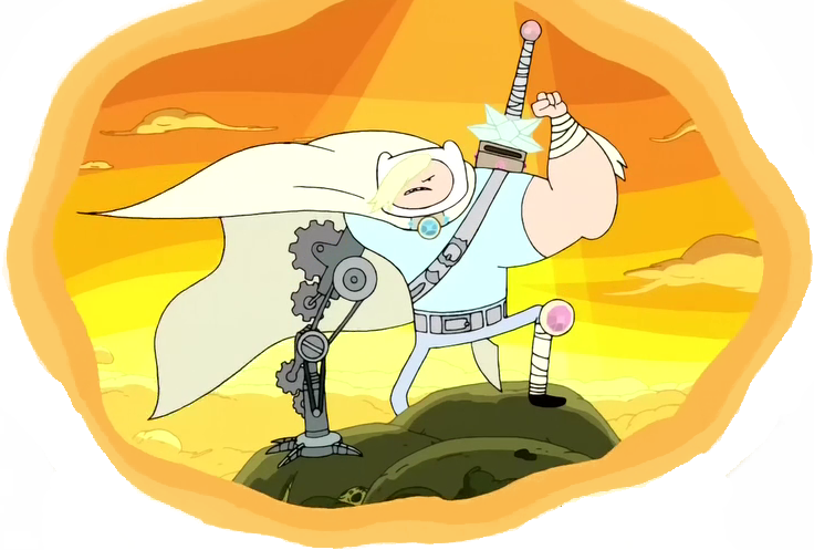 In “mortal Folly” When Finn, Princess Bubblegum, And - Adventure Time Finn Adult (736x497), Png Download