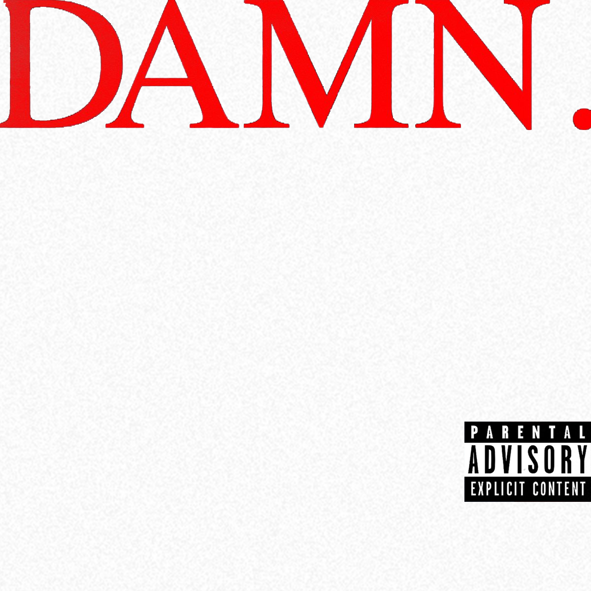 This Image Is Old But I'm Not Sure If It Was Ever Used - Kendrick Lamar Damn Cd (1200x1200), Png Download