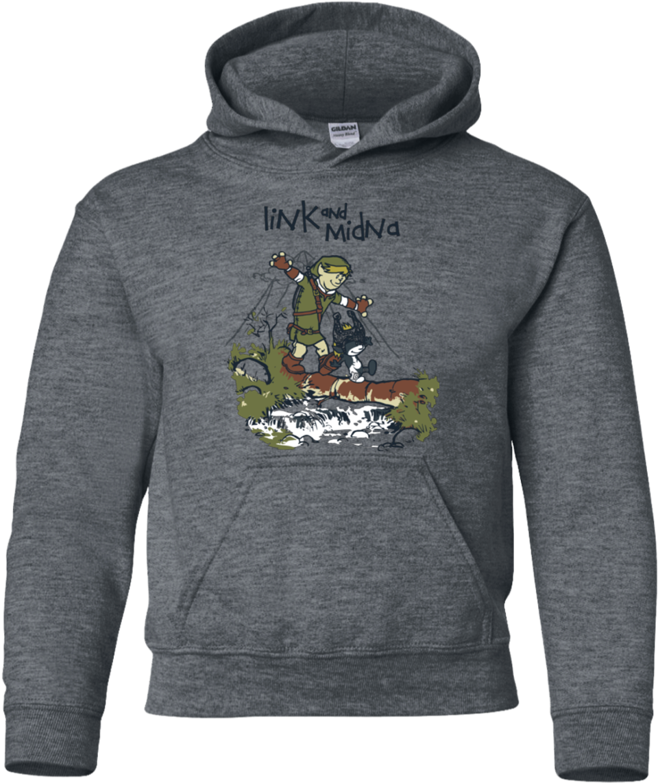 Link And Midna Youth Hoodie - Gear Engineering (youth Sizes) (1155x1155), Png Download